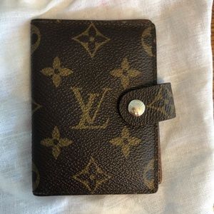 LV vintage card carrying case